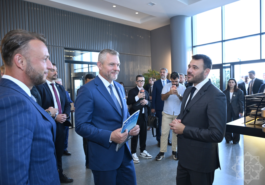 Slovakiya Prezidenti “Sea Breeze”lə tanış olub (FOTO)