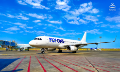 “FLYONE” Kişineu istiqamətində müntəzəm uçuşlara başlayıb (FOTO)