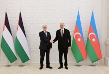 Prezident İlham Əliyev Fələstinin Baş nazirini qəbul edib (FOTO)