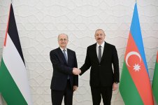 Prezident İlham Əliyev Fələstinin Baş nazirini qəbul edib (FOTO)