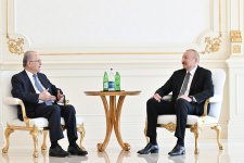 Prezident İlham Əliyev Fələstinin Baş nazirini qəbul edib (FOTO)