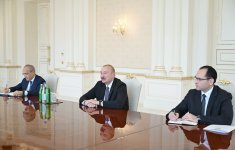 Prezident İlham Əliyev “John Deere” şirkətinin nümayəndə heyətini qəbul edib (FOTO)