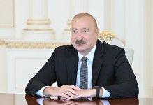 Prezident İlham Əliyev “John Deere” şirkətinin nümayəndə heyətini qəbul edib (FOTO)
