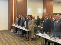 Qusarda “Dini mövzuların mediada təqdimatı: dini sabitliyin qorunmasında birgə məsuliyyət” mövzusunda konfrans keçirilib (FOTO)