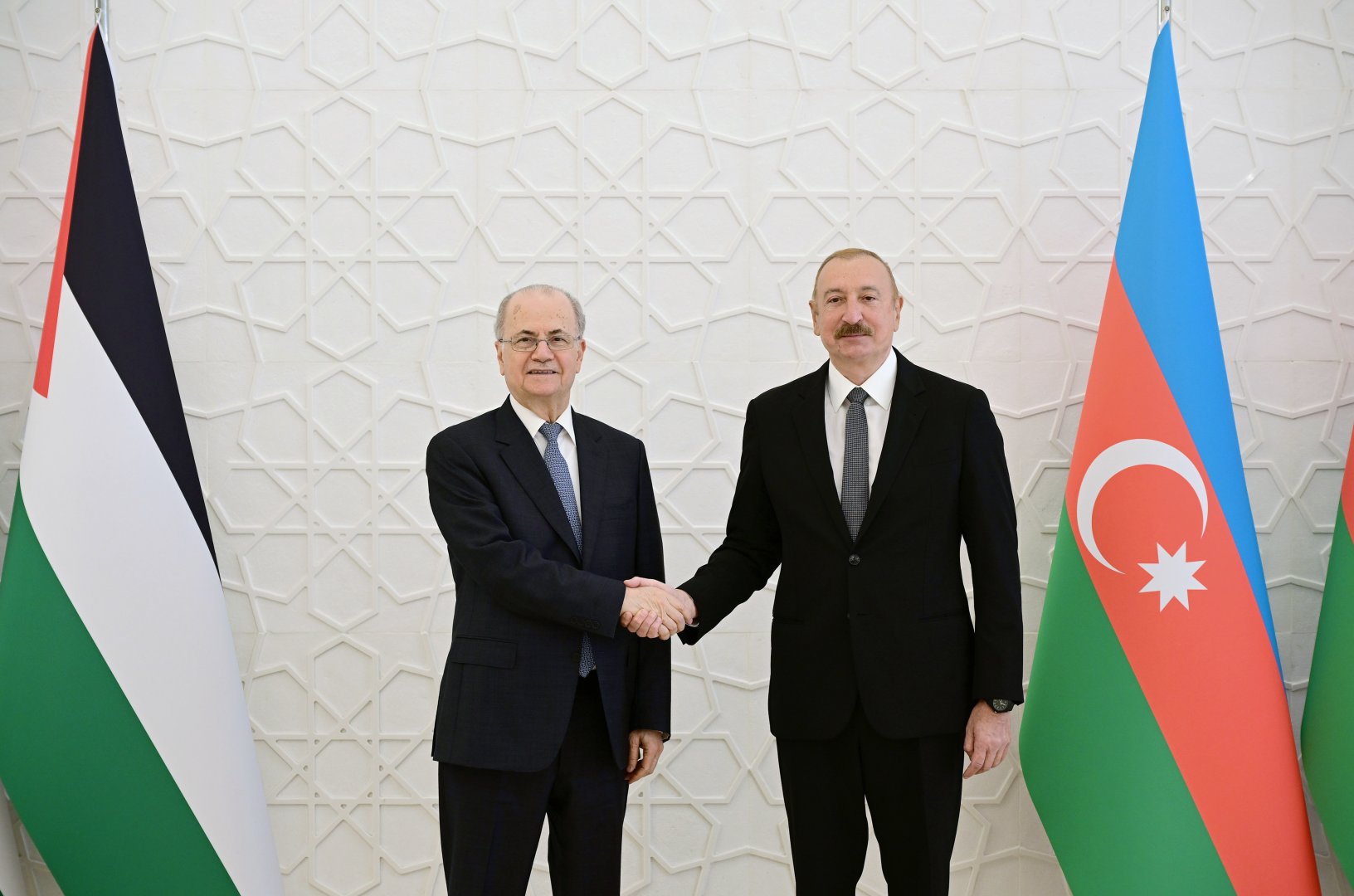 Prezident İlham Əliyev Fələstinin Baş nazirini qəbul edib (FOTO)