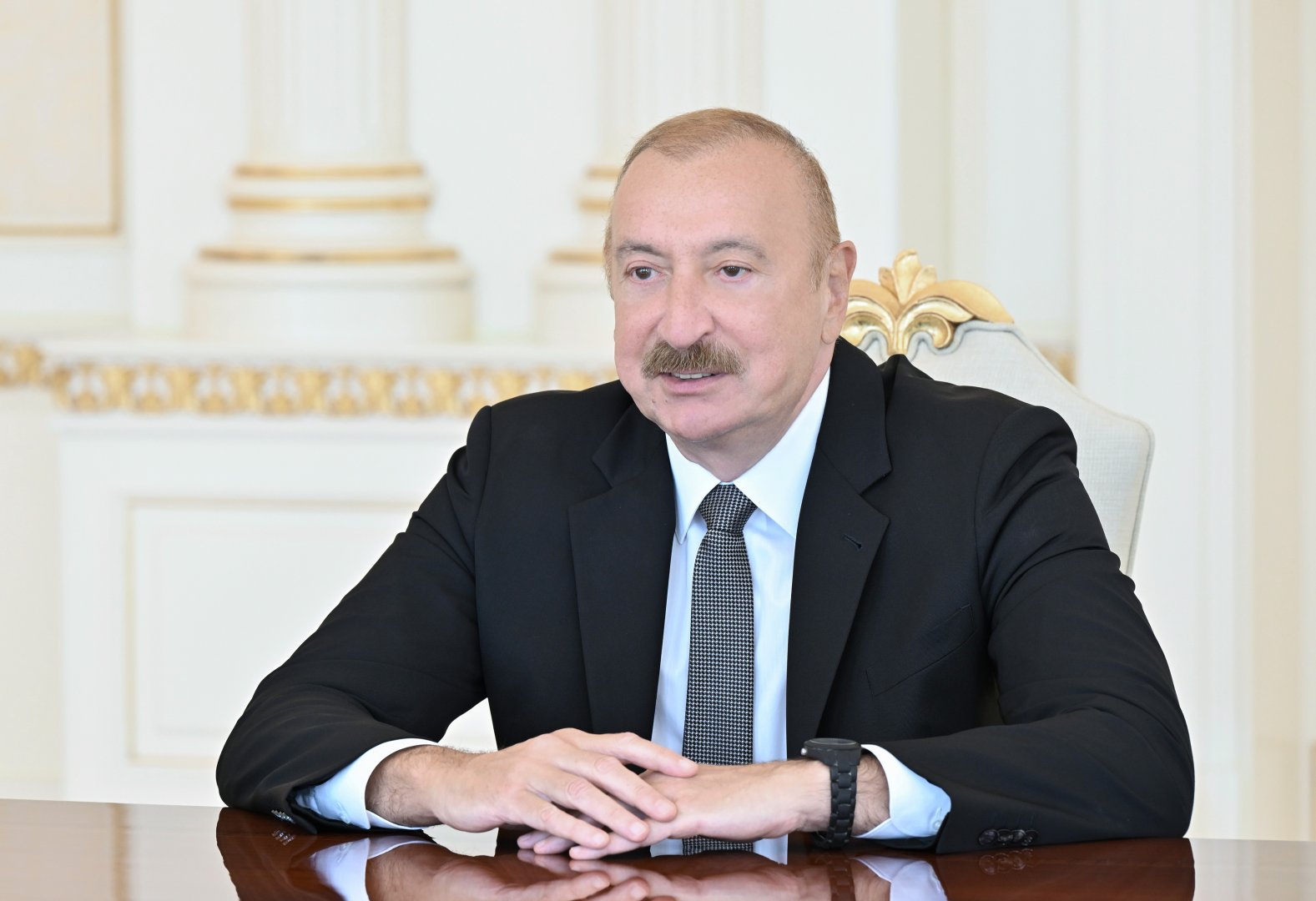 Prezident İlham Əliyev “John Deere” şirkətinin nümayəndə heyətini qəbul edib (FOTO)