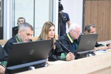 Ermənistan vətəndaşlarının şikayətləri üzrə apellyasiya məhkəməsində təqsirləndirilən şəxslərin çıxışları başa çatıb (FOTO)