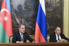 Ceyhun Bayramovla Sergey Lavrov arasında Moskvada təkbətək görüş keçirilib (FOTO)