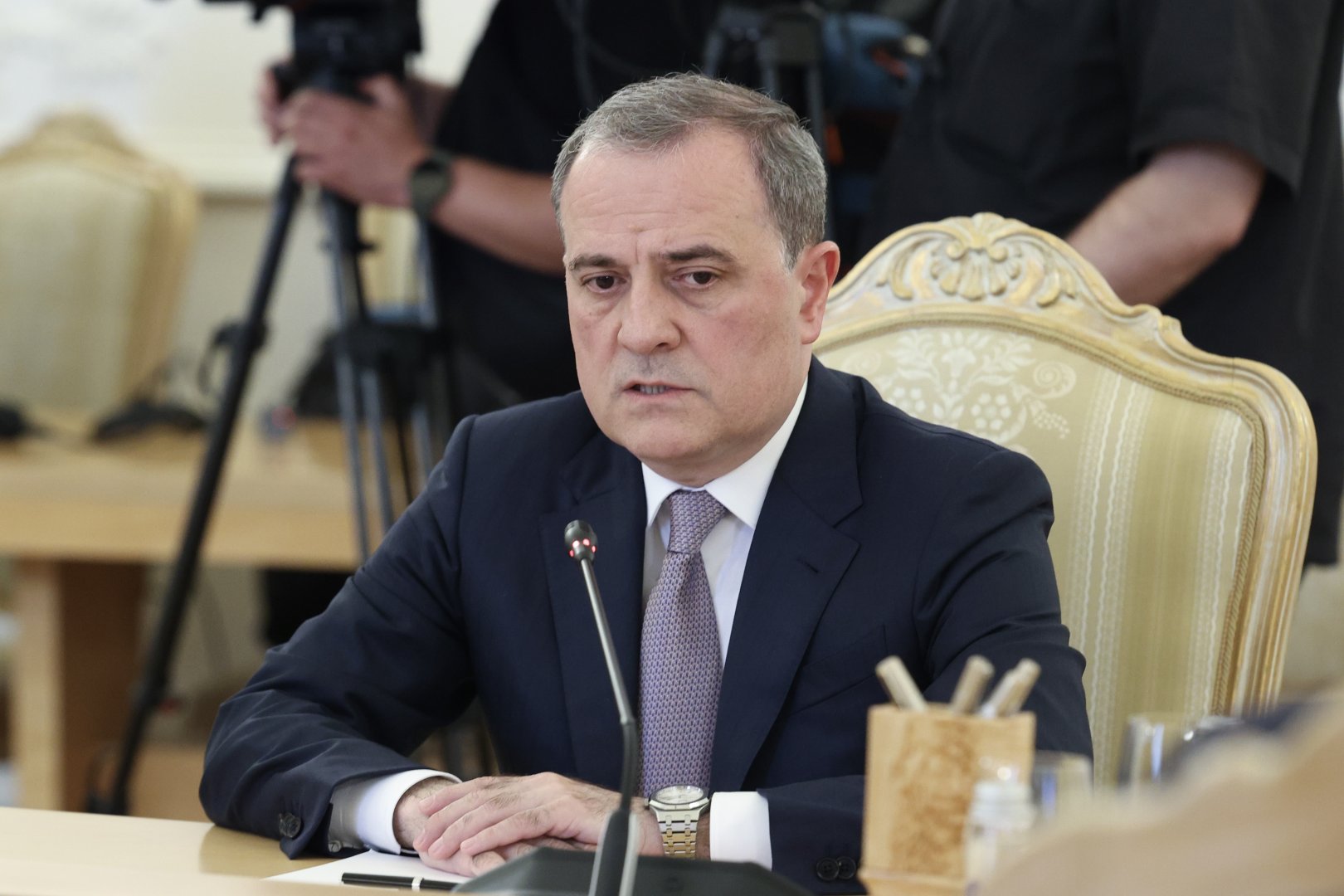 Ceyhun Bayramovla Sergey Lavrov arasında Moskvada təkbətək görüş keçirilib (FOTO)