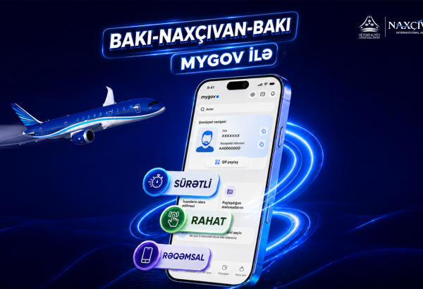Bakı–Naxçıvan–Bakı marşrutu üzrə sərnişinlər üçün yeni rəqəmsal qeydiyyat xidməti istifadəyə verilib