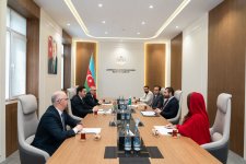 Fərid Əhmədov Pakistanın hüquq və ədliyyə üzrə dövlət naziri ilə görüşüb (FOTO)