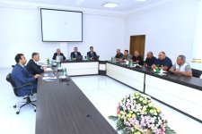 Nazir Rəşad Nəbiyev Xaçmazda vətəndaşları qəbul edib (FOTO)