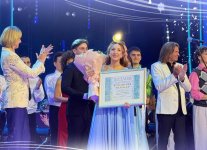 Azərbaycanlı ifaçı "Vitebsk" beynəlxalq mahnı müsabiqəsində Belarus Prezidentinin xüsusi mükafatına layiq görülüb (VİDEO/FOTO)