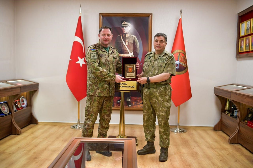 Müdafiə Nazirliyinin Hərbi Polis İdarəsinin nümayəndə heyəti Türkiyəyə səfər edib (FOTO)