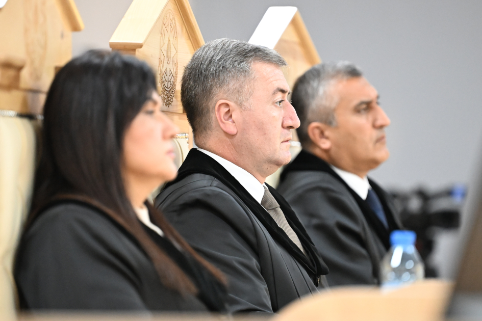 Ermənistan vətəndaşlarının şikayətləri üzrə apellyasiya məhkəməsində dövlət ittihamını müdafiə edən prokurorlar çıxışa başlayıb (FOTO)