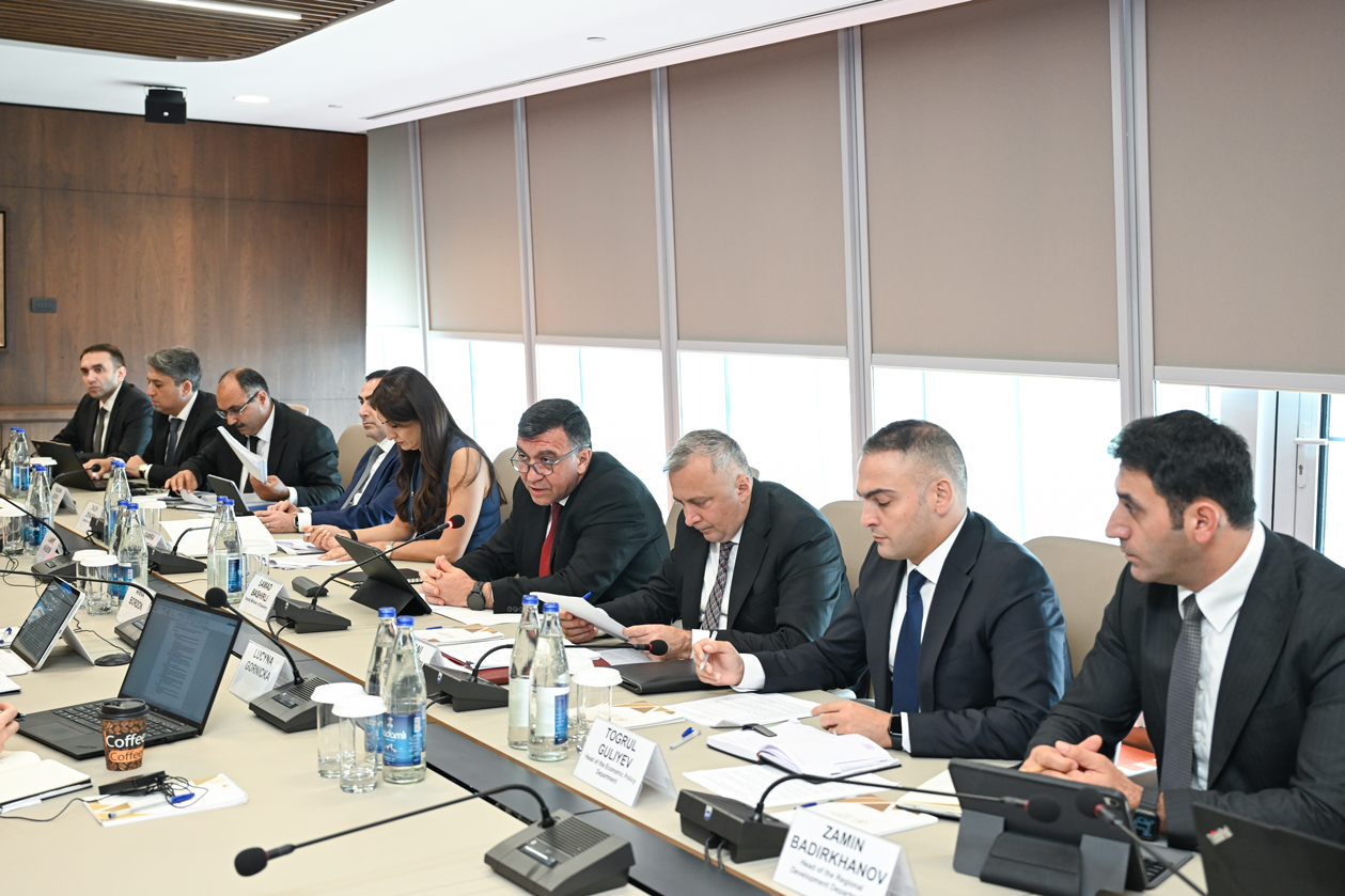 Beynəlxalq Valyuta Fondu ilə əməkdaşlığa dair məsələlər müzakirə edilib (FOTO)