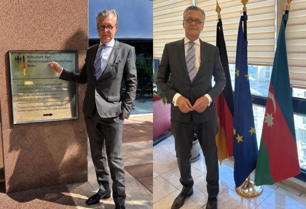 Almaniyanın Azərbaycana yeni təyin olunan səfiri fəaliyyətə başlayıb