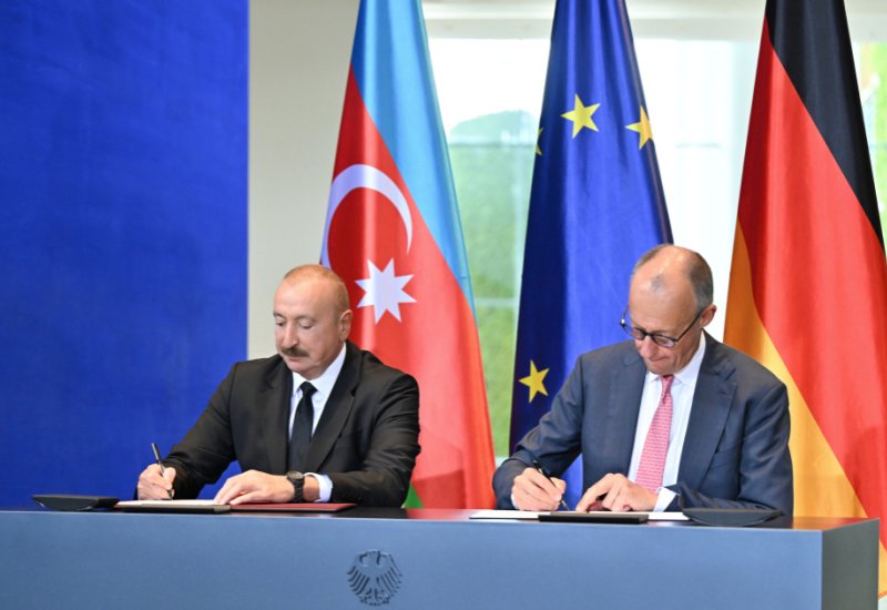 Azərbaycan və Almaniya arasında strateji tərəfdaşlıq üzrə Birgə Bəyannamə imzalanıb (TAM MƏTN)