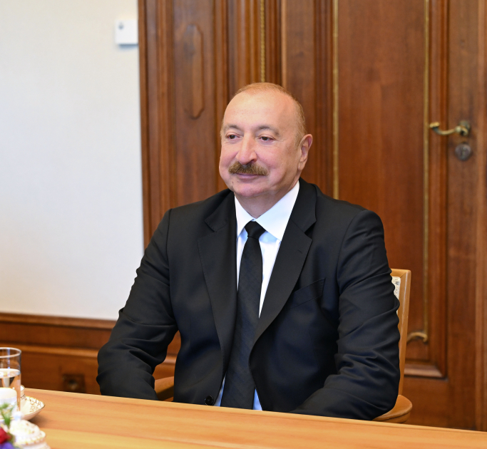 Azərbaycan Prezidenti İlham Əliyevin və Almaniya Prezidenti Frank-Valter Ştaynmayerin geniş tərkibdə görüşü olub (FOTO) (YENİLƏNİB)