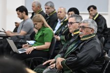 Ermənistan vətəndaşlarının şikayətləri üzrə apellyasiya məhkəməsində dövlət ittihamını müdafiə edən prokurorlar çıxışa başlayıb (FOTO)