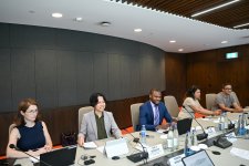 Beynəlxalq Valyuta Fondu ilə əməkdaşlığa dair məsələlər müzakirə edilib (FOTO)