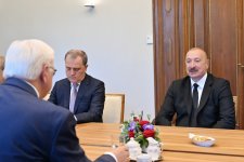 Azərbaycan Prezidenti İlham Əliyevin və Almaniya Prezidenti Frank-Valter Ştaynmayerin geniş tərkibdə görüşü olub (FOTO) (YENİLƏNİB)