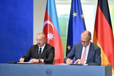 Berlində Azərbaycan-Almaniya sənədləri imzalanıb (FOTO)