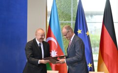 Berlində Azərbaycan-Almaniya sənədləri imzalanıb (FOTO)