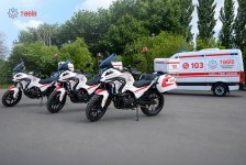Azərbaycanda motosikletlər təcili tibbi yardım xidmətinə cəlb olunacaq