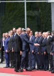 Prezident İlham Əliyevin Berlində rəsmi qarşılanma mərasimi keçirilib (FOTO)