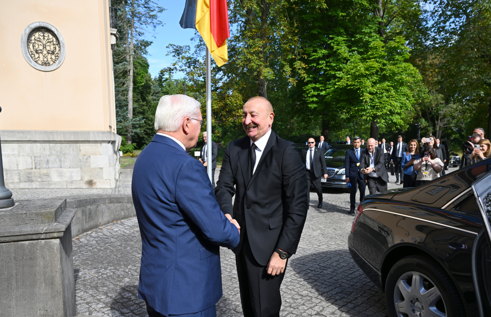 Prezident İlham Əliyev və Prezident Frank-Valter Ştaynmayer arasında təkbətək görüş keçirilib (FOTO/VİDEO) (YENİLƏNİB)