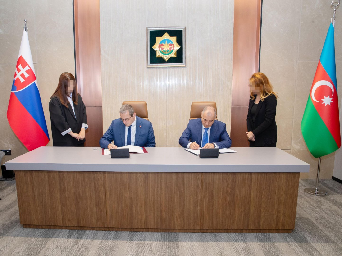 Azərbaycan və Slovakiya məxfi məlumatın mübadiləsi və qarşılıqlı mühafizəsi haqqında saziş imzalayıb (FOTO)