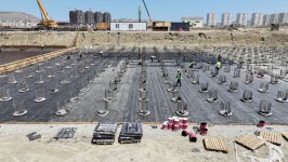 Lökbatanda yeni sutəmizləyici qurğu tikilir (FOTO)