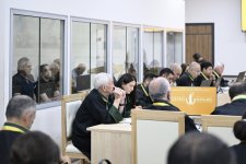 Ermənistan vətəndaşlarının şikayətləri üzrə apellyasiya məhkəməsi dövlət ittihamını müdafiə edən prokurorların çıxışları ilə davam etdirilib (FOTO)