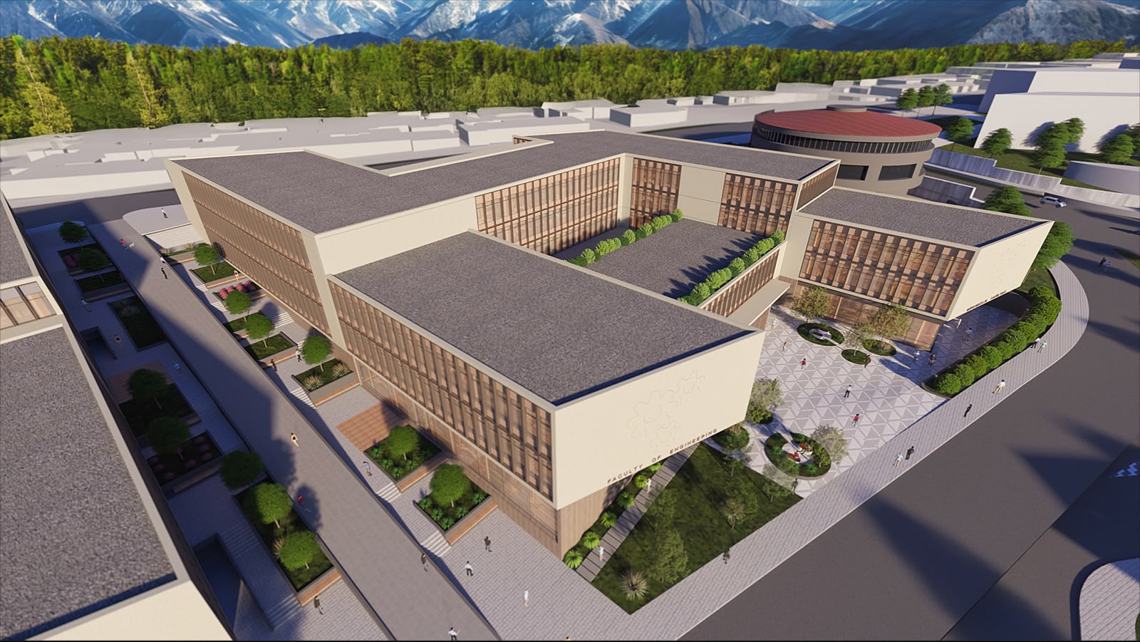 Qarabağ Universitetinin Mühəndislik fakültəsinin binası belə görünəcək (FOTO)