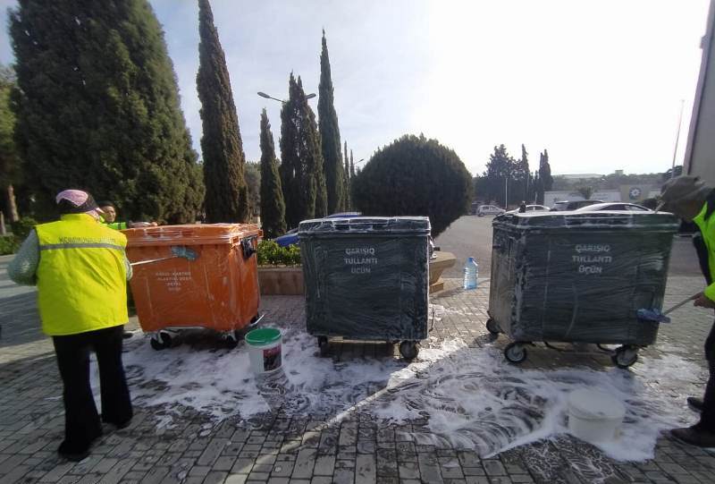 Bakıda daxili iməclik keçirilib: küçələr yuyulub (FOTO)