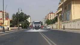 Bakıda daxili iməclik keçirilib: küçələr yuyulub (FOTO)