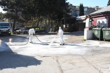 Bakıda daxili iməclik keçirilib: küçələr yuyulub (FOTO)