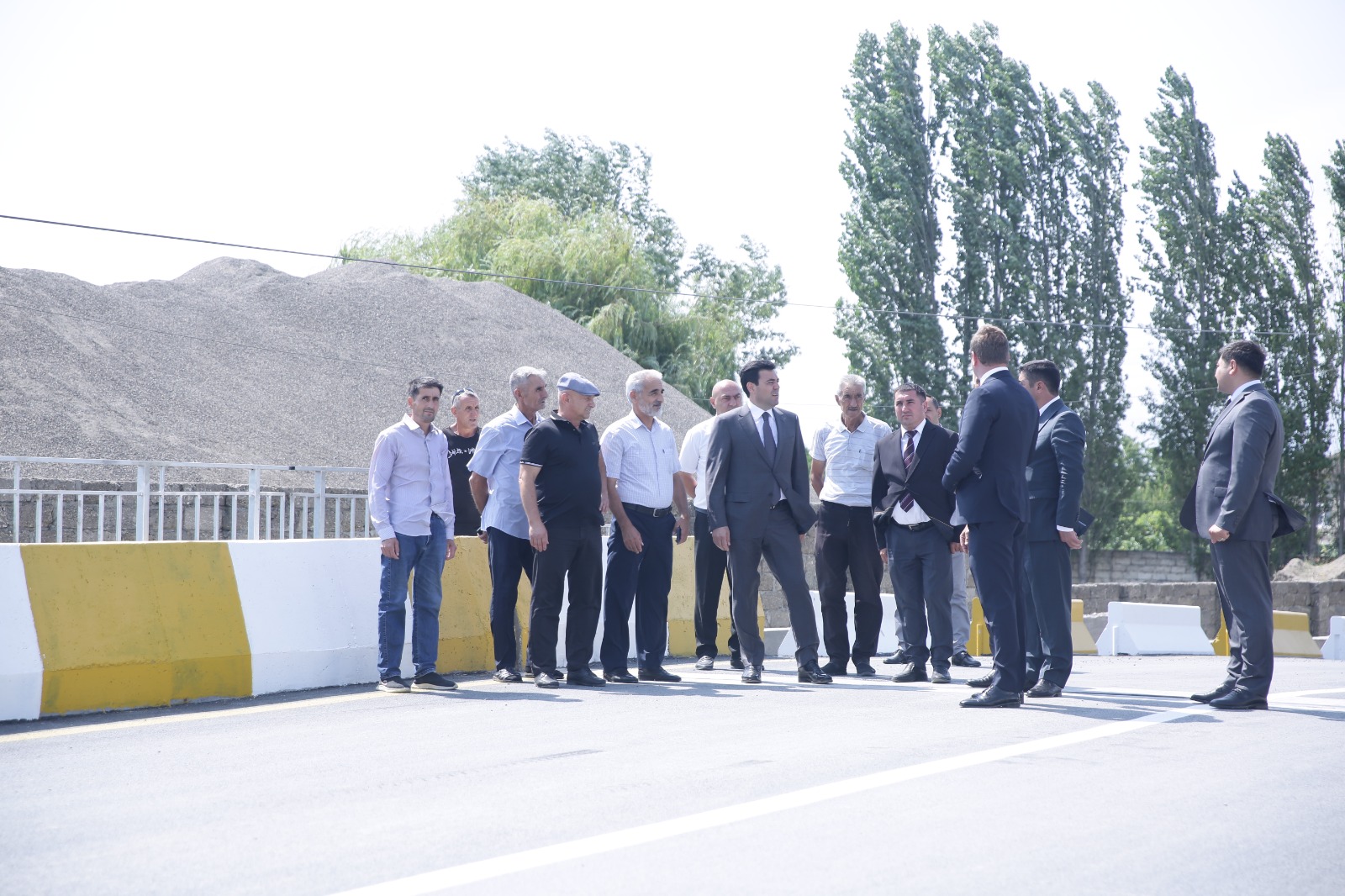 Xaçmazın Xaspoladoba kəndində yenidən qurulan körpü keçidi istifadəyə verilib (FOTO)