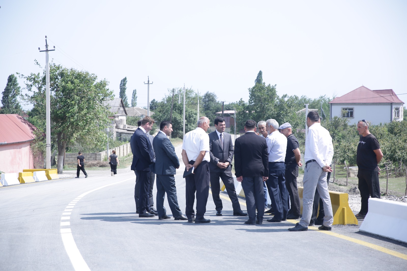Xaçmazın Xaspoladoba kəndində yenidən qurulan körpü keçidi istifadəyə verilib (FOTO)