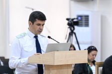 Ermənistan vətəndaşlarının şikayətləri üzrə apellyasiya məhkəməsi dövlət ittihamını müdafiə edən prokurorların çıxışları ilə davam etdirilib (FOTO)