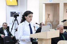 Ermənistan vətəndaşlarının şikayətləri üzrə apellyasiya məhkəməsi dövlət ittihamını müdafiə edən prokurorların çıxışları ilə davam etdirilib (FOTO)