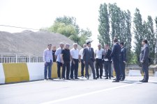Xaçmazın Xaspoladoba kəndində yenidən qurulan körpü keçidi istifadəyə verilib (FOTO)