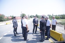 Xaçmazın Xaspoladoba kəndində yenidən qurulan körpü keçidi istifadəyə verilib (FOTO)