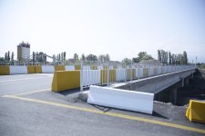 Xaçmazın Xaspoladoba kəndində yenidən qurulan körpü keçidi istifadəyə verilib (FOTO)