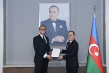 Ceyhun Bayramov Almaniyanın yeni səfirini qəbul edib (FOTO)