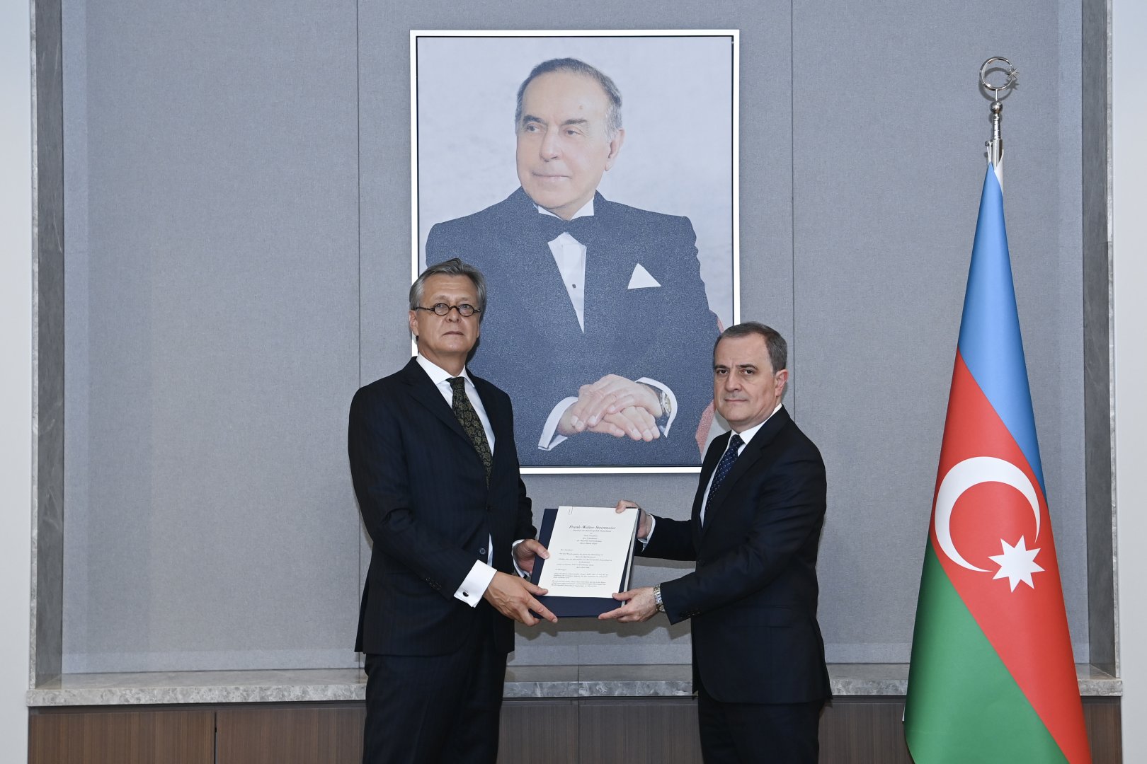 Ceyhun Bayramov Almaniyanın yeni səfirini qəbul edib (FOTO)