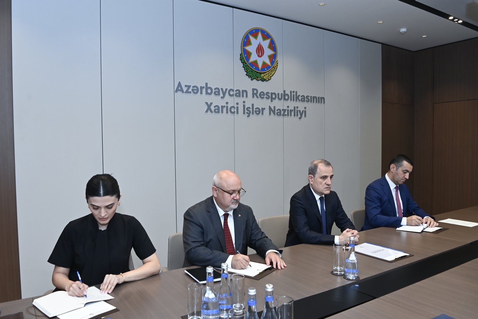 Ceyhun Bayramov Almaniyanın yeni səfirini qəbul edib (FOTO)