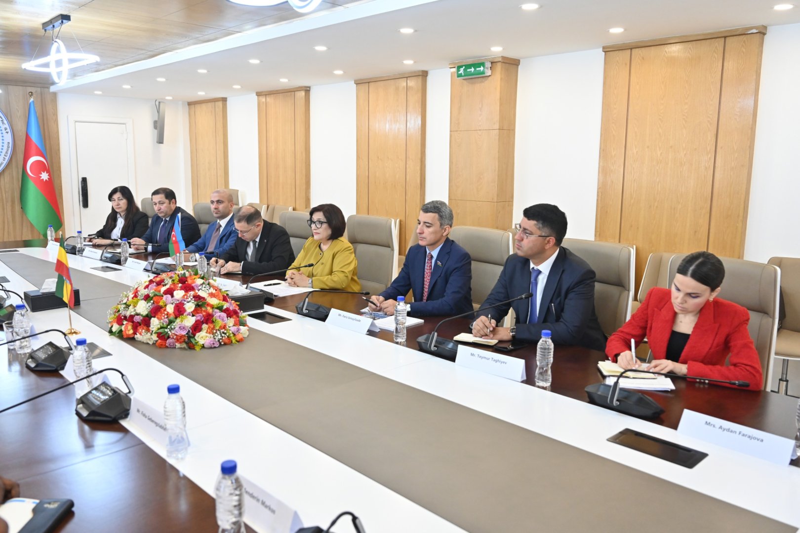 Sahibə Qafarova Efiopiya Federasiya Palatasının sədri ilə görüşüb (FOTO)