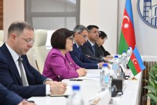 Sahibə Qafarova Efiopiya Xalq Nümayəndələri Palatasının sədri ilə görüşüb (FOTO)